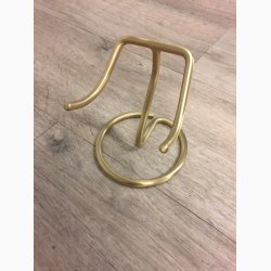 Medium messinghjerte uten poter, opp til ca 10 kg