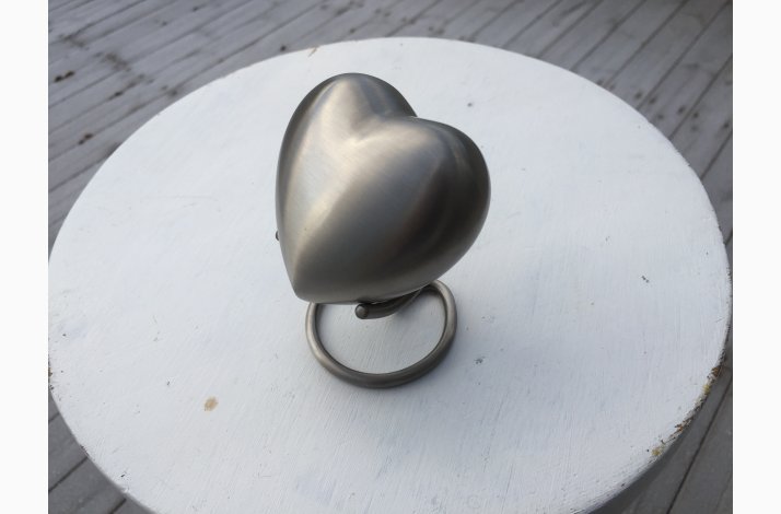 Ekstra lite messinghjerte, opp til ca. 0,5 kg