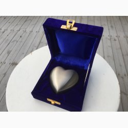 Ekstra lite messinghjerte, opp til ca. 0,5 kg