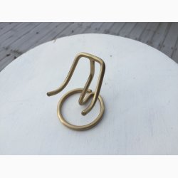 Ekstra lite messinghjerte, opp til ca. 0,5 kg