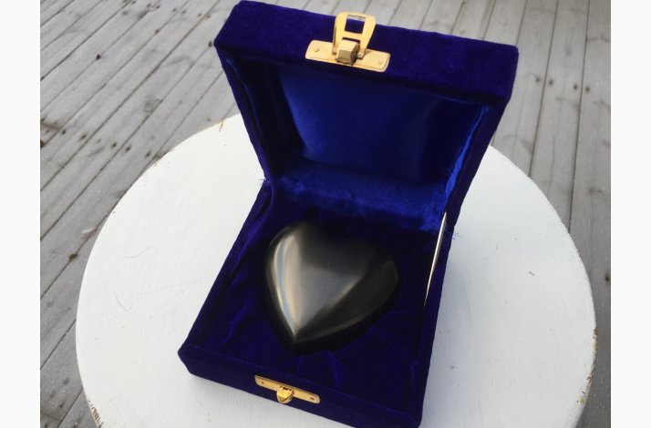 Ekstra lite messinghjerte, opp til ca. 0,5 kg