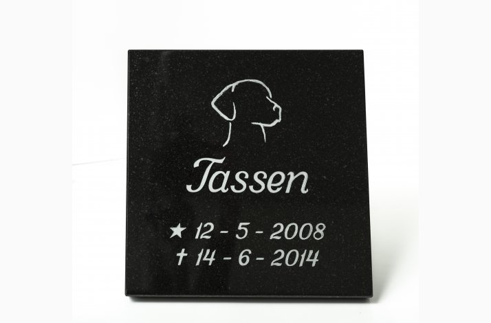 Gravstein, firkantet