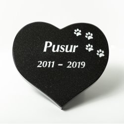 Gravsteiner, hjerteformet