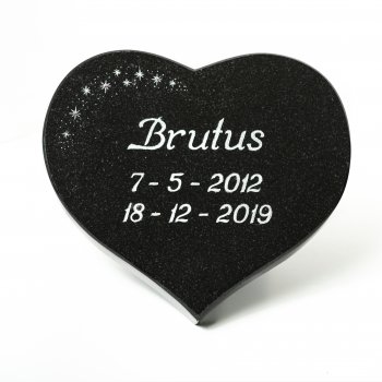 Gravsteiner, hjerteformet