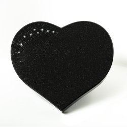 Gravsteiner, hjerteformet