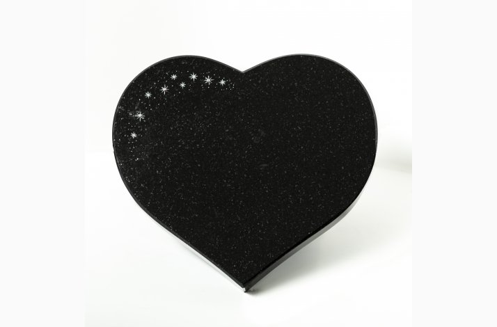 Gravsteiner, hjerteformet