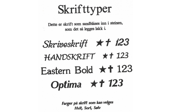 Gravsteiner, hjerteformet